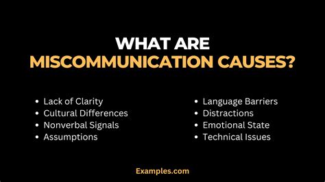 causes of miscommunication|causes of miscommunication in relationships.